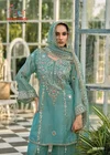 Sr 2152 A To D By Shree Chiffon Mirror Work Wholesale Readymade Pakistani Suits In India